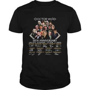 Doctor Who 56Th Anniversary Signature Shirt